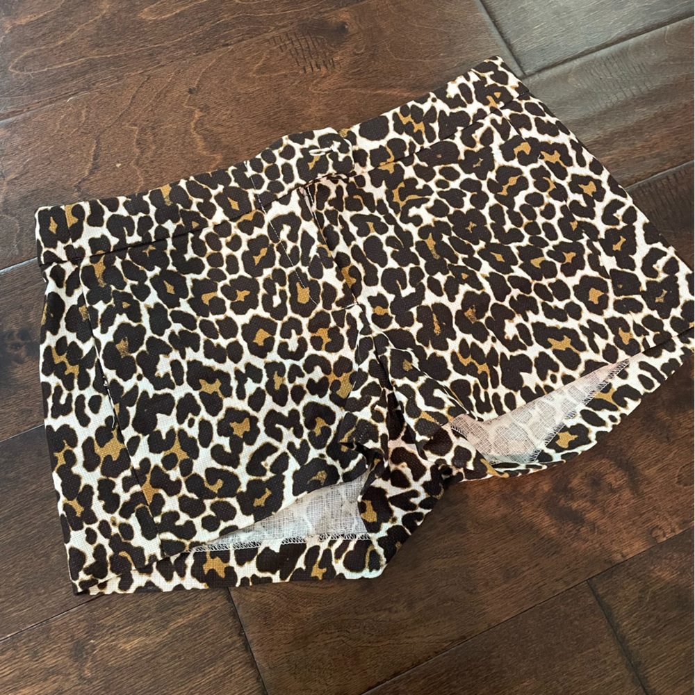 J Crew shorts size 2 - leopard print